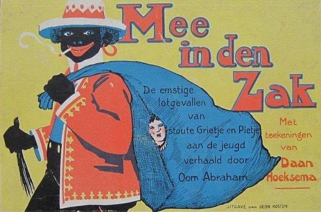 Zwarte Piet en 1915, www.oudejeugdboeken.nl via https://jefdejager.nl/sint.php